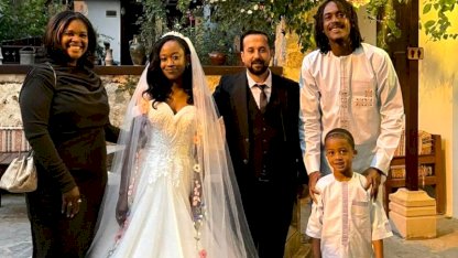 Afrika'dan Adana'ya gelin geldi: Düğünde renkli görüntüler ortaya çıktı
