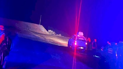 Aksaray'da dağda mahsur kalan öğrenciler helikopterle kurtarıldı