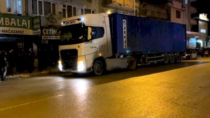 Alkollü TIR Sürücüsüne Cezası Kesildi