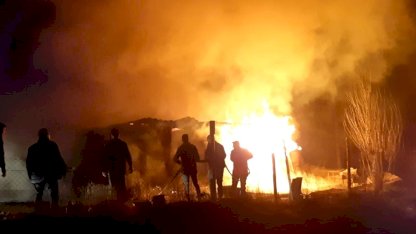 Bolu’da kümes yangını: Canımız sağ, ben de yanabilirdim