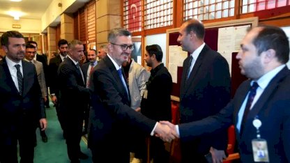 Burhanettin Duran Basın Koridoru'nda