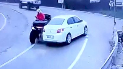 Bursa'da Uludağ yolu buz pistine döndü