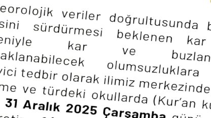 Çankırı'da Eğitim 1 Gün Durdu
