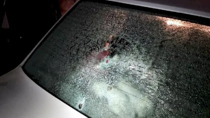 Çorum'da Park Halindeki Araç Kurşunlandı