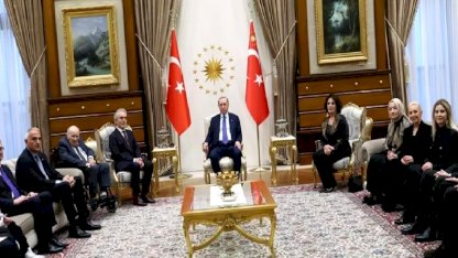 Cumhurbaşkanı Erdoğan, Cumhurbaşkanlığı Kültür ve Sanat Büyük Ödülleri'ne layık görülenleri kabul etti