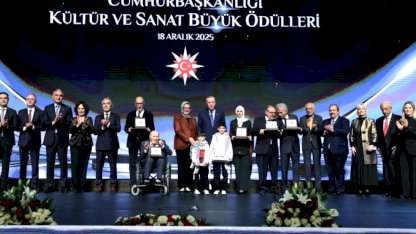 Cumhurbaşkanlığı büyük ödülleri sahiplerini buldu... Erdoğan'dan kültür ve sanat vurgusu