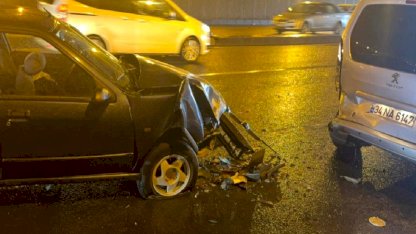 Diyarbakır’da yaşanan zincirleme trafik kazasında 3 kişi yaralandı