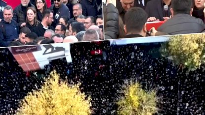 Gülşah Durbay son yolculuğuna uğurlanıyor! Özgür Özel ağlamaktan konuşamadı