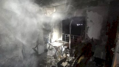 Hatay'da elektrik kontağından yangın çıktı