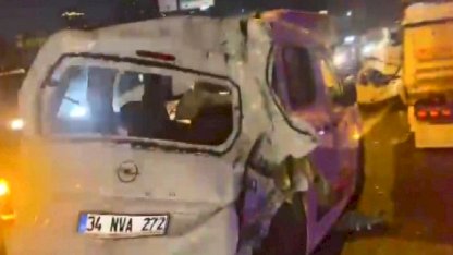 İstanbul TEM Otoyolu'nda zincirleme kaza