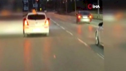 İstanbul'da konvoydan havaya ateş açtı