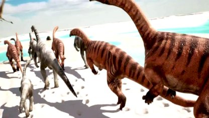 İtalya'da 210 Milyon Yıl Öncesine Ait Dinozor Ayak İzleri Bulundu