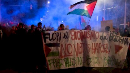 İtalya'da İsrail takımı Hapoel Tel Aviv protesto edildi