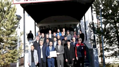 Kars'a Birinci Derece Tarımsal Örgüt Belgesi