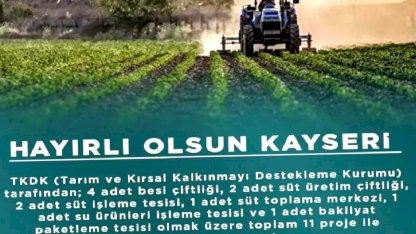 Kayseri'ye 270 Milyon TL Yatırım