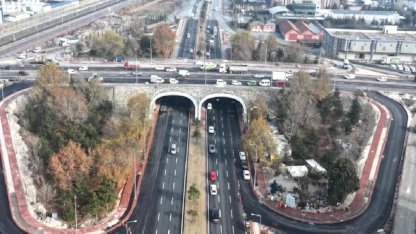 Konya Marangozlar Köprülü Kavşağı'nda iki şerit açıldı