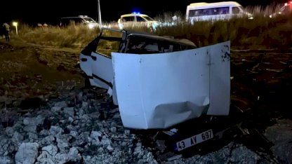 Kütahya'da Takla Atan Araç Sürücüyü Yaraladı