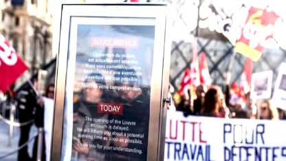 Louvre Müzesi'nde Grev Uzatıldı