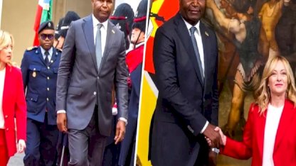 Meloni ve Mozambik Cumhurbaşkanı'nın boy farkı gündem oldu