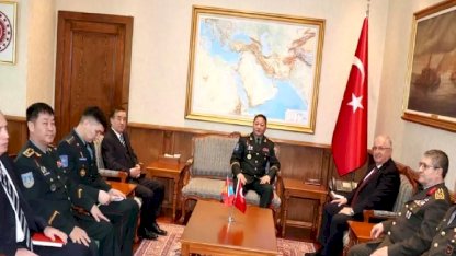 Moğolistan Genelkurmay Başkanı Türkiye'de
