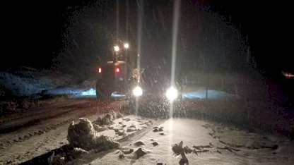 Muş'ta Kar Yağışı Nedeniyle 10 Kişi Kurtarıldı