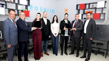 Okul-Sanayi İş Birliğiyle Okullara Bilgisayar Bağışı Yapılıyor