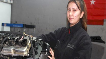 Ordu'da sanayinin tek kadın çırağı