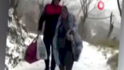 Osmaniye’de kar engeline itfaiye müdahalesi