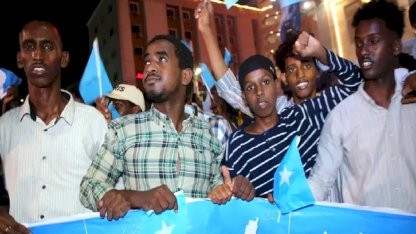 Somali'de İsrail'e Protesto
