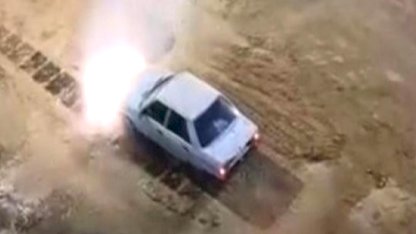 Tekirdağ'da patlayan su borusu oto yıkamaya dönüştü