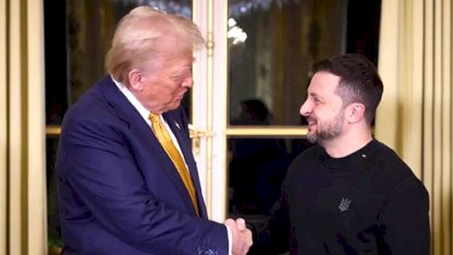 Trump ve Zelensky, Mar-a-Lago'da biraraya geldi