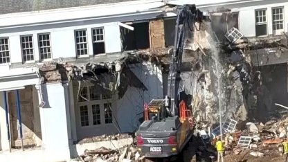 Trump'ın talimatıyla Beyaz Saray paramparça edildi! 123 yıllık bina moloz yığınına döndü