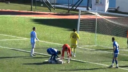 Tunceli'de sahaya giren köpek kale önünde uyudu