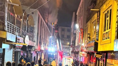 Van’da otelde yangın paniği