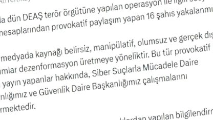 Yalova'da DEAŞ Operasyonu: 16 Gözaltı
