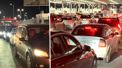 Yılbaşı alışverişini Edirne'de yapan Bulgaristan vatandaşları, dönüşte sınır kapılarında yoğunluk oluşturdu