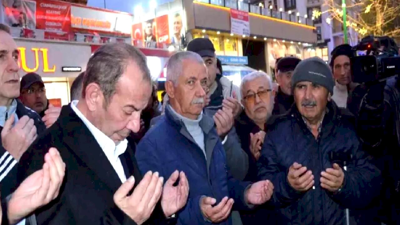 Tanju Özcan umre yolculuğuna dualarla uğurlandı