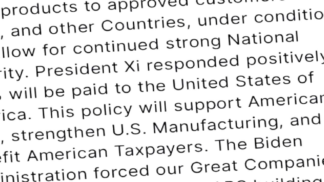 Trump&#039;tan Çin&#039;e Şartlı Çip Satışı İzni