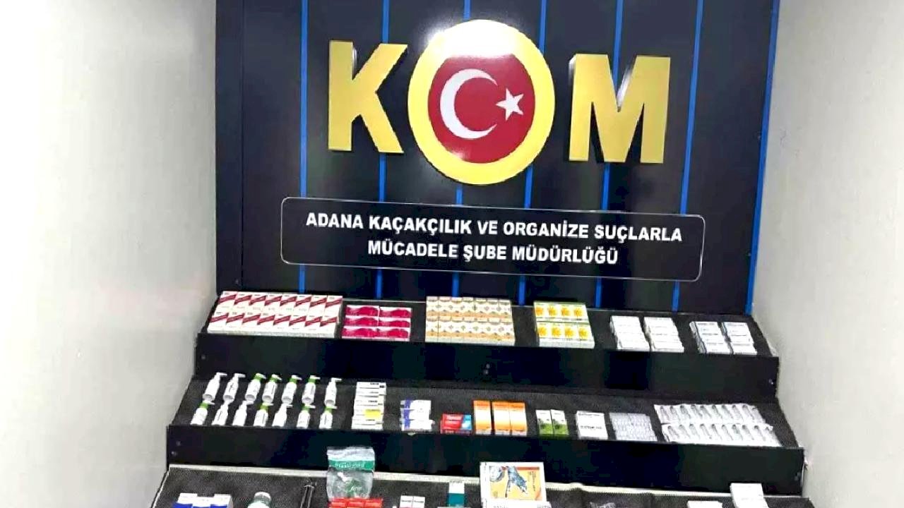 Adana'da 3.264 Kaçak İlaç Ele Geçirildi