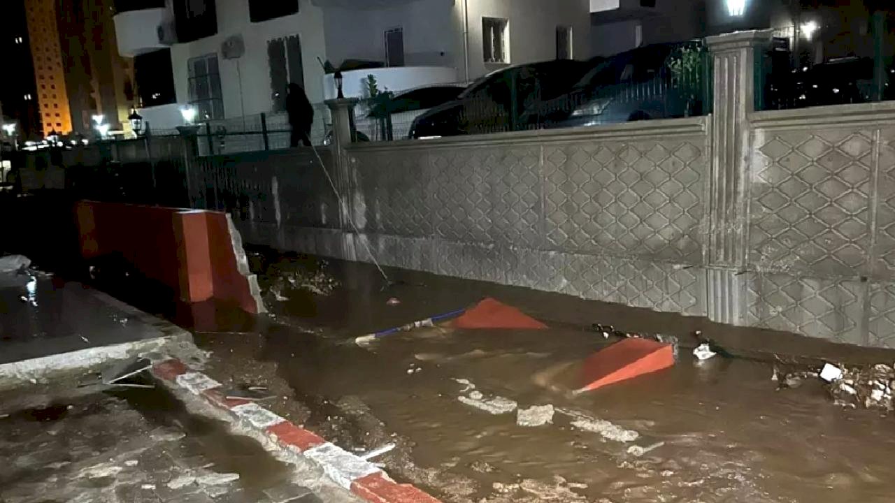 Adana'da Kuvvetli Yağış Etkili Oldu