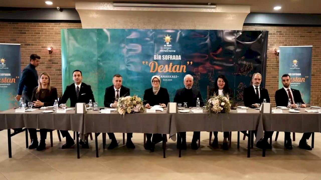 AK Parti Genel Başkan Yardımcısı Uygur, Çanakkale'deki "Bir Sofrada Destan" programında konuştu Açıklaması