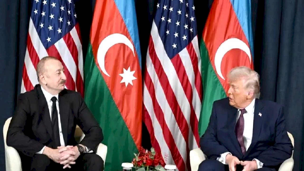 Aliyev ve Trump Davos'ta Görüştü