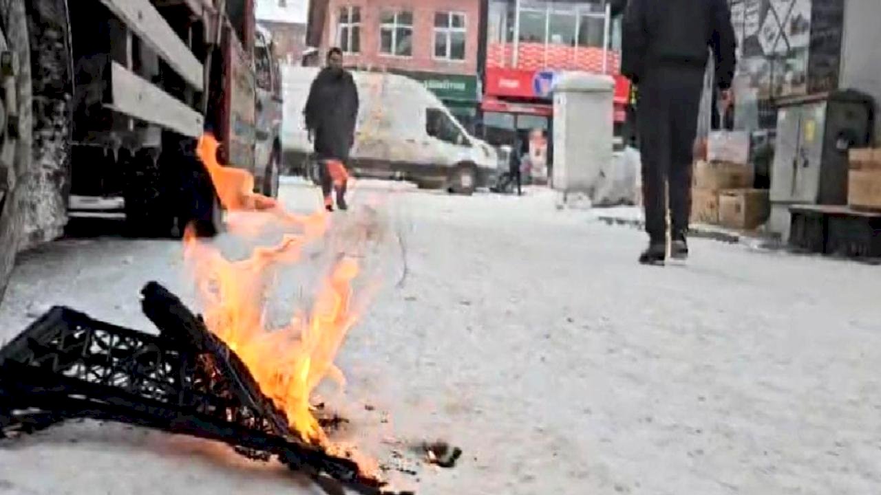 Ardahan soğuktan resmen dondu: Termometreler eksi 39,7 dereceyi gösterdi