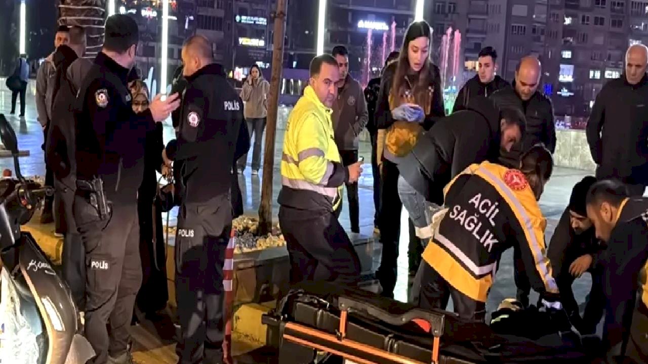 Aydın'da Motosiklete Otomobil Çarptı