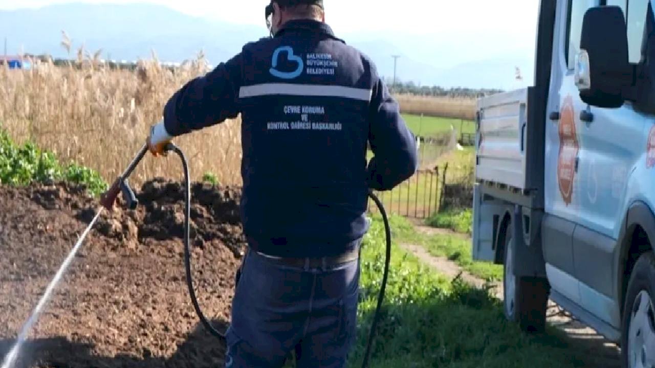 Balıkesir Büyükşehir'den tam gaz kışlak mücadelesi