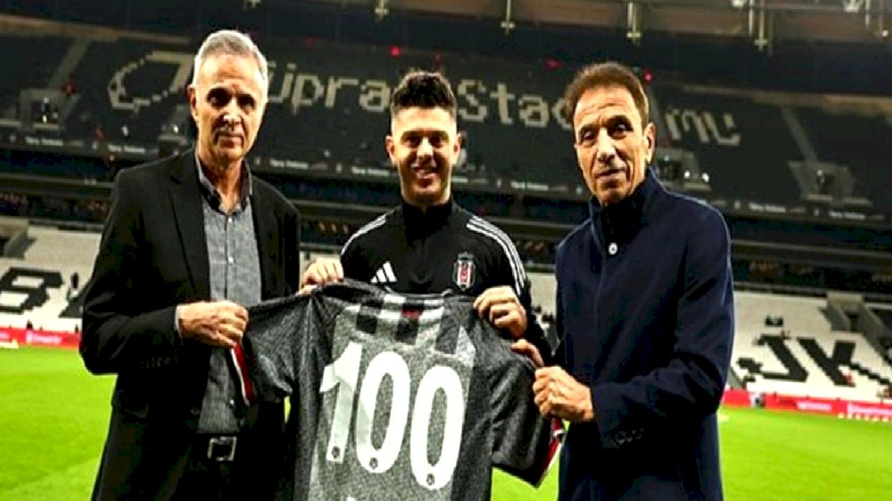 Beşiktaş'ta Milot Rashica'ya plaket verildi