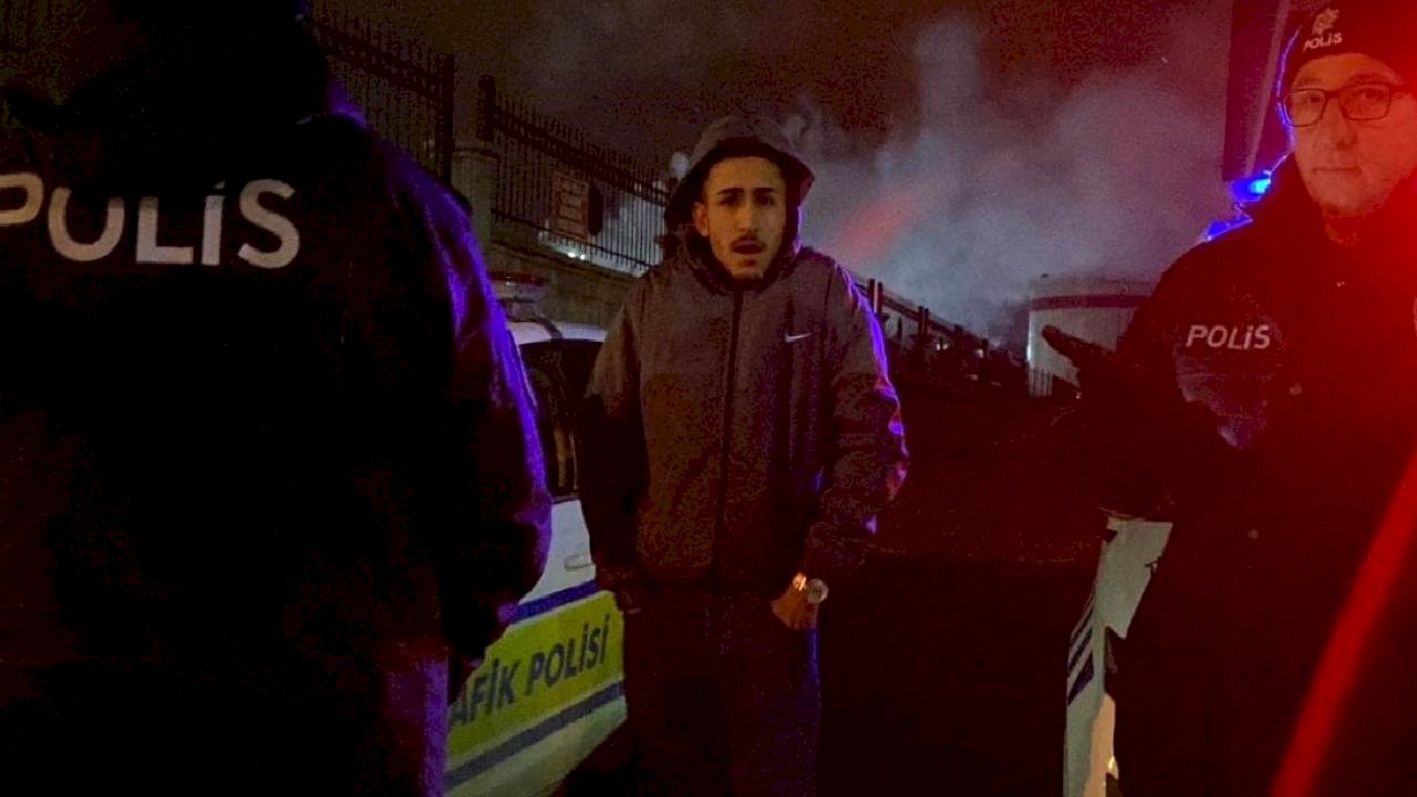 Burdur'da polisi görünce kaldırıma çıktı: Alkollü sürücü cezadan kaçamadı