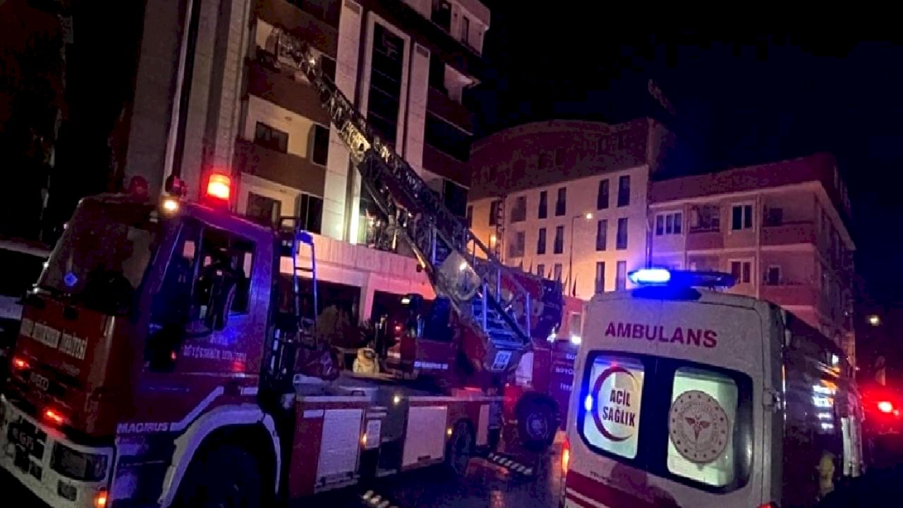 Bursa'da otelde çıkan yangında 8 kişi dumandan etkilendi