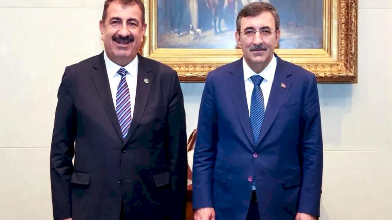 Cumhurbaşkanı Yardımcısı Yılmaz TÜRKYED'i kabul etti