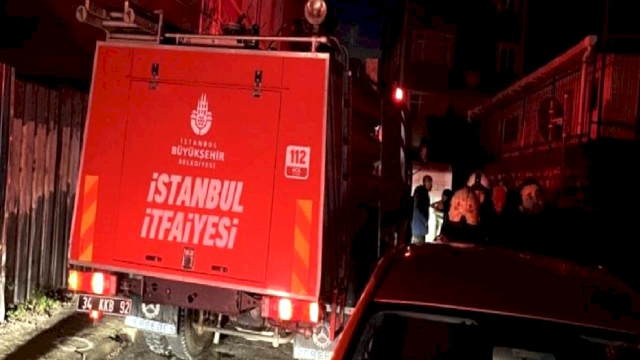 Fatih’te 5 katlı binada yangın